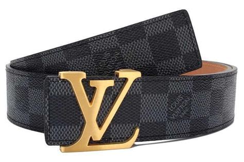 lv belt men black|louis vuitton belt black checkered.